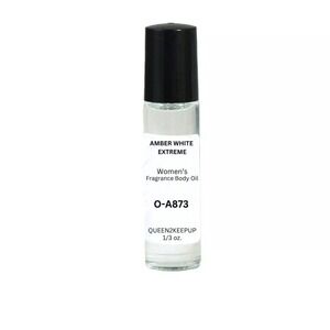 Amber White Extreme Women's Body Oil 10 ml Fragrance Similar 1/3 oz Roll-On